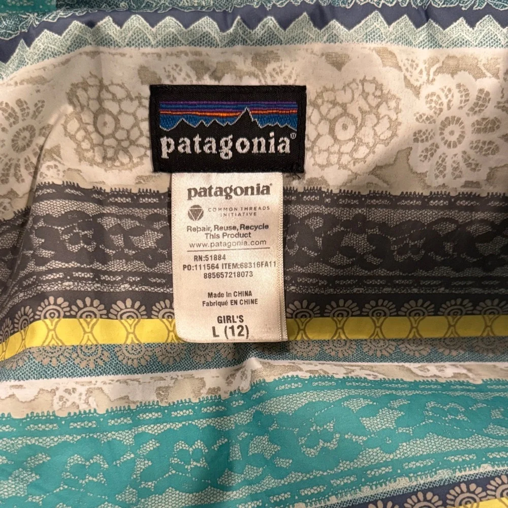 Patagonia Girl's/Women’s Long Black Puffer Jacket - Picture 5 of 7